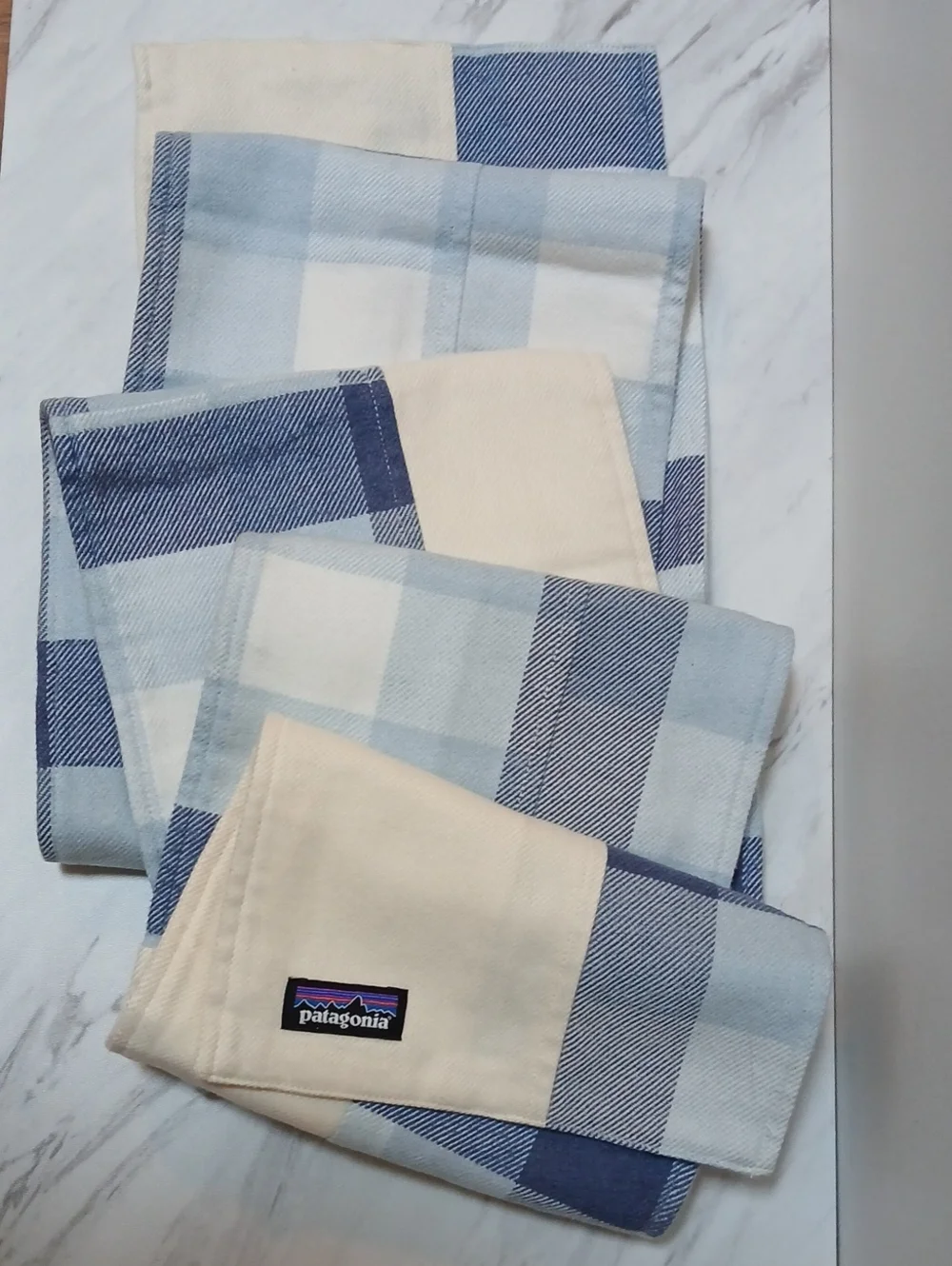 Patagonia Fjord Flannel Patchwork Scarf